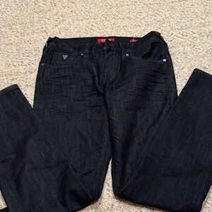 Guess Men's Dark Blue Slim Jeans